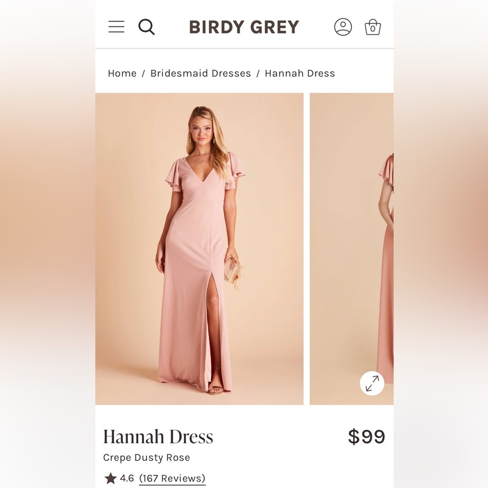 Birdy Grey Blush Maxi Dress